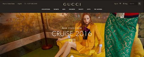 Gucci web site